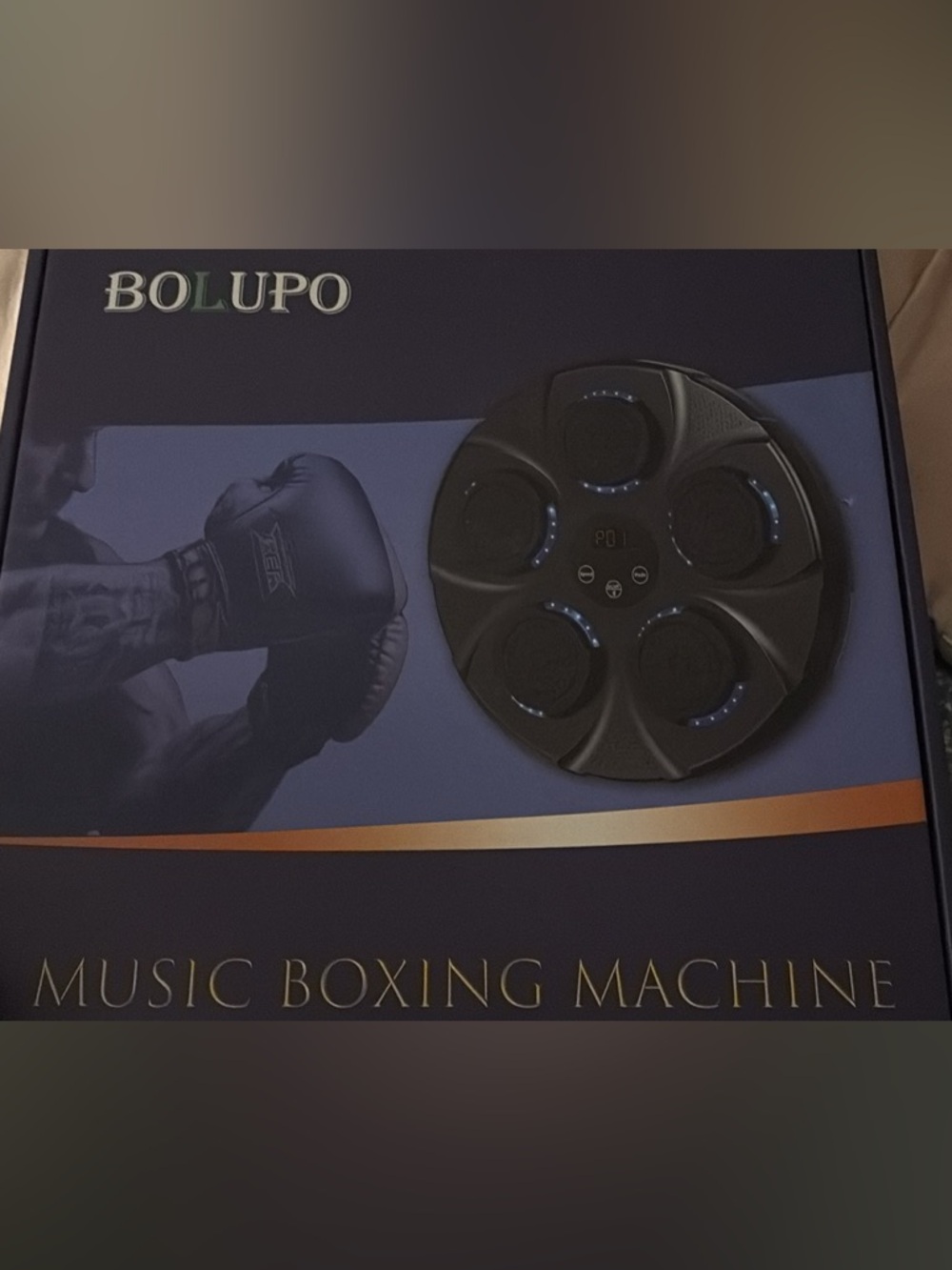 Black Portable Music Boxing Machine Speaker